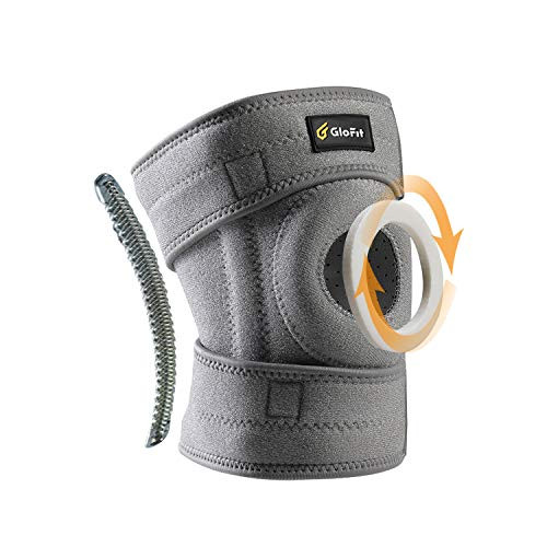 Knee Brace Support for Meniscus Tear Arthritis ACL Joint Pain Relief Injury Recovery Open Adjustable Patella Stabilizer with Breathable Neoprene 12.5"-18"