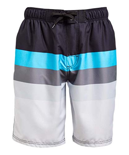 Kanu Surf Men's Miles Swim Trunks -Regular  and  Extended Sizes- Infinite Black X-Large