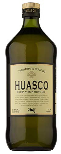 Huasco Extra Virgin Olive Oil  33.8 Fl Oz Natural Virgin Oil  First Cold Press  Rich Taste and Unique Texture  Fresh Flavor Olive Oil for Salads Bread Soup Pasta   Northern Chile Origin