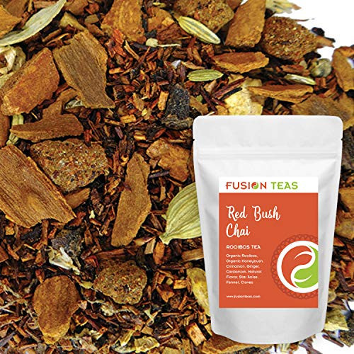 Red Bush Chai - Loose Leaf Rooibos Herbal Tea - Fusion Teas 5oz Pouch