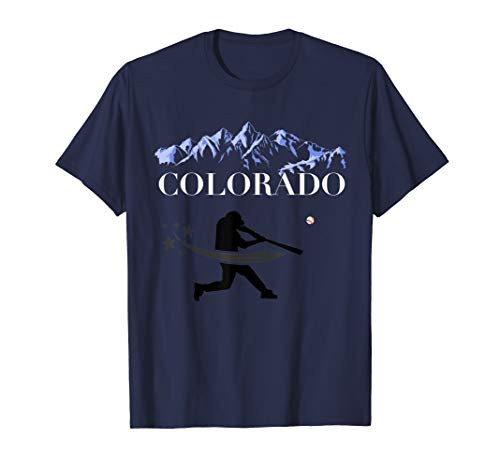 Colorado Rocky Mountain Tshirt Baseball Player Design Colorado Rocky Mountain Tshirt Baseball Player Design