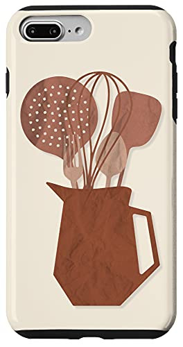 iPhone 7 Plus-8 Plus Mid Century Kitchen Tools - Bohemian Culinary Chef Cooking Case