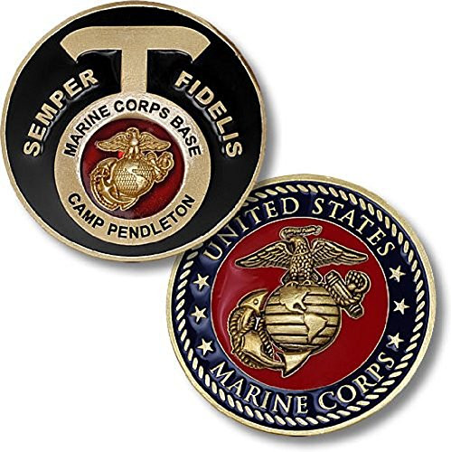 U.S. Marine Corps Base Camp Pendleton, CA Challenge Coin