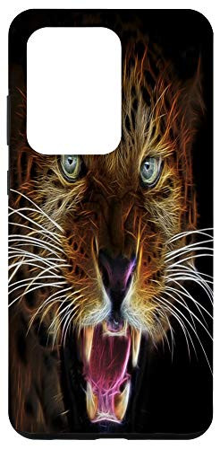 Galaxy S20 Ultra Leopard Fractal Big Cat Feline Animal Lovers Case