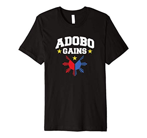 Adobo Gains Filipino Flag Shirt - Pinoy Philippines T Shirt Premium T-Shirt Adobo Gains Filipino Flag Shirt - Pinoy Philippines T Shirt Premium T-Shirt