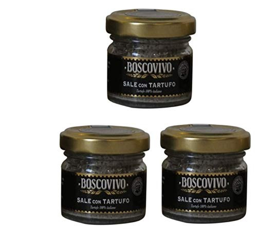 Boscovivo - Salt with Summer Truffle 50g - 1.76oz pack of 3