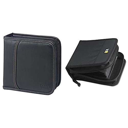 Case Logic KSW-32 32 Capacity CD-DVD Prosleeve Wallet -Black-  and  CDW-32 32 Capacity Classic CD Wallet -Black-