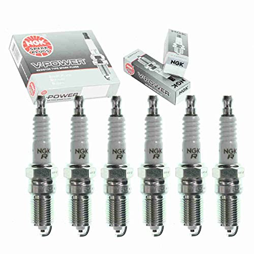 6 pcs NGK V-Power Spark Plugs for 1983-2007 Ford Ranger 3.0L 3.0L 2.8L 2.9L V6 - Engine Kit Set Tune Up