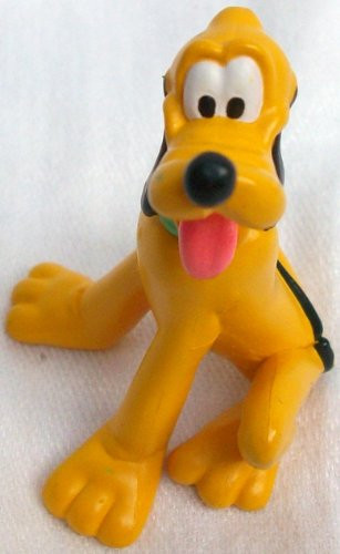 2.5" Disney Mickey Mouse Dog Pluto Pvc Figure Doll Toy Cake Topper