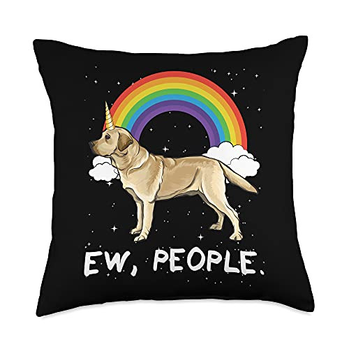 Labrador Retrievers Owner Gift Rainbow Yellow Labrador Retriever Ew People Unicorn Dog Throw Pillow 18x18 Multicolor Labrador Retrievers Owner Gift Rainbow Yellow Labrador Retriever Ew People Unicorn Dog Throw Pillow 18x18 Multicolor