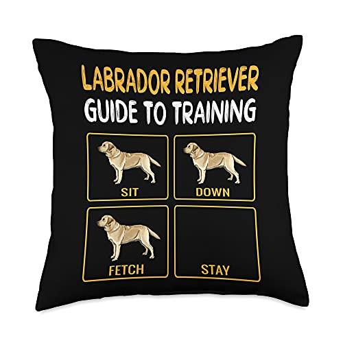 Labrador Retrievers Owner Gift Yellow Labrador Retriever Guide To Training Dog Obedience Throw Pillow 18x18 Multicolor Labrador Retrievers Owner Gift Yellow Labrador Retriever Guide To Training Dog Obedience Throw Pillow 18x18 Multicolor