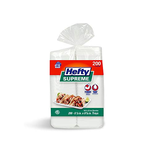 An item of Hefty Supreme Foam Charola Trays -200 count- - Discount on bulk