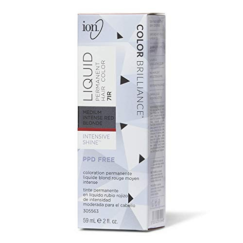 7IR Medium Intense Red Blonde Permanent Liquid Hair Color