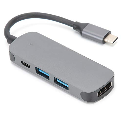 GOSHYDA Portable 4-in-1 Type?C Docking Station Hub with Status Indicator Multifunction Expansion Dock Hub Adaptor Computer SuppliesPlug and Play