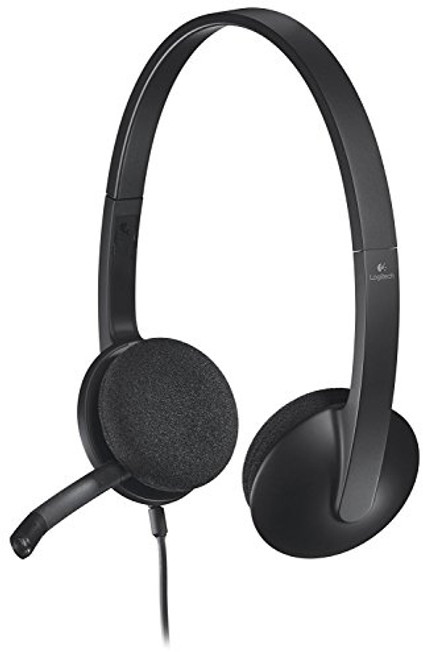 Logitech USB Headset H340 Stereo USB Headset for Windows and Mac -Certified Refurbished-