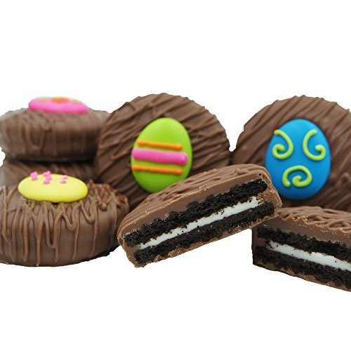 Philadelphia Candies Milk Chocolate Covered OREO Cookies Easter Egg Assortment Net Wt 8 oz