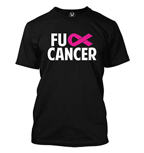 Haase Unlimited Fuck Cancer - Pink Ribbon Raise Awareness Men's T-Shirt -Black XXX-Large- Haase Unlimited Fuck Cancer - Pink Ribbon Raise Awareness Men's T-Shirt -Black XXX-Large-