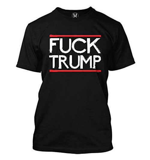 Haase Unlimited Fuck Trump - Anti Republican Conservative Men's T-Shirt -Black Medium- Haase Unlimited Fuck Trump - Anti Republican Conservative Men's T-Shirt -Black Medium-