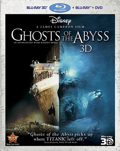 Ghosts of the Abyss 3D -Three-Disc Combo- Blu-ray 3D-Blu-ray-DVD- Ghosts of the Abyss 3D -Three-Disc Combo- Blu-ray 3D-Blu-ray-DVD-