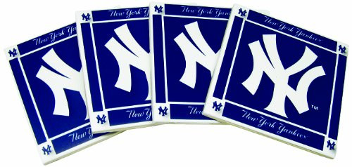 MLB New York Yankees 4-Pack Ceramic Coasters