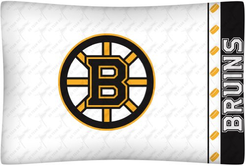 NHL Boston Bruins Micro Fiber Pillow Case Logo