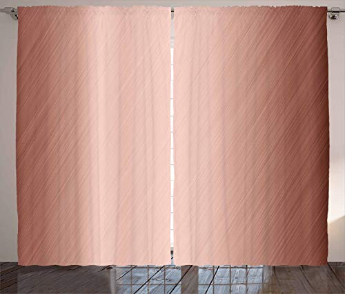 Ambesonne Abstract Curtains Abstract Smooth Surface Image Diagonal Lines with Ombre Details Living Room Bedroom Window Drapes 2 Panel Set 108" X 108" Rose Blush Ambesonne Abstract Curtains Abstract Smooth Surface Image Diagonal Lines with Ombre Details Living Room Bedroom Window Drapes 2 Panel Set 108" X 108" Rose Blush