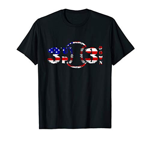 3 Up 3 Down Patriotic Baseball Outfit Funny Softball Gift T-Shirt 3 Up 3 Down Patriotic Baseball Outfit Funny Softball Gift T-Shirt