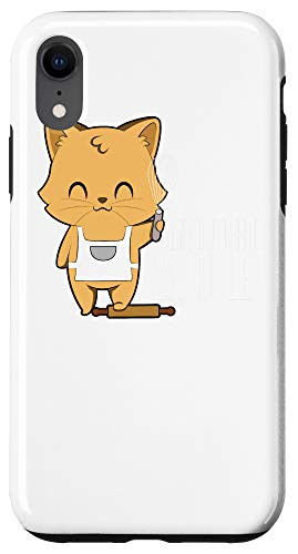 iPhone XR Cat My Kitchen My Rules Baking Cooking Bake Case