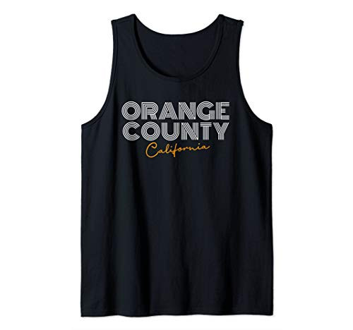 Orange County California Triline Tank Top Orange County California Triline Tank Top