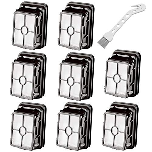 8 Pack 1866 Replacement Vacuum Filter for Bissell 1866 Cross Wave Series Vacuums and 1785 Multi Surface Cleaner Compare to Part # 1608684