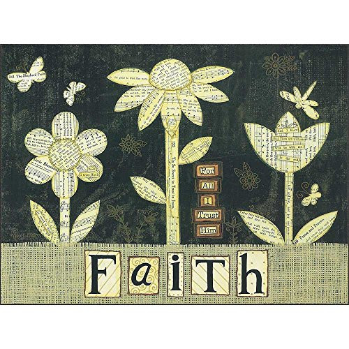 Dicksons For All I Trust Him Faith Sheet Music Floral 12 x 16 Wood Wall Sign Plaque Dicksons For All I Trust Him Faith Sheet Music Floral 12 x 16 Wood Wall Sign Plaque