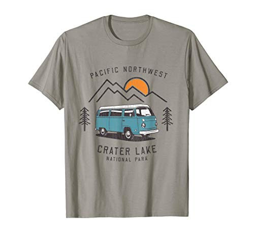 Retro Pacific Northwest Vacation - Crater Lake National Park T-Shirt Retro Pacific Northwest Vacation - Crater Lake National Park T-Shirt