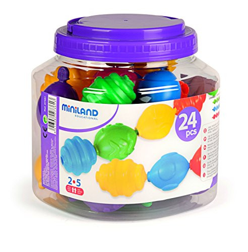 Miniland Educational - Maxichain Interlocking Pieces -24 Pcs-