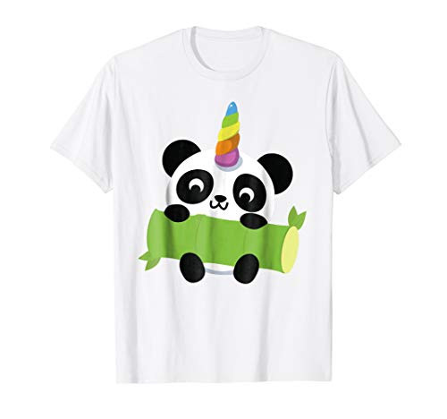 Kawaii Pandicorn T-shirt with Bamboo for Cute Panda Lovers