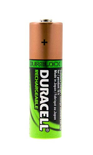 4 x AA (HR6 / DC1500) Duracell NiMH Batteries (2450 mAh)
