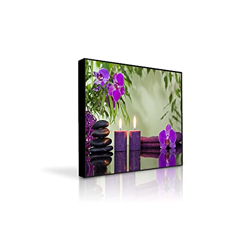Canessioa Framed Zen Basalt Stones Wall Art 16x12inch Zen Bathroom Wall Decor Orchid and Bamboo Pictures Poster for Bedroom Pebbles Candles Artwork Paitings for Spa Room Canvas Zen Wall Decor Canessioa Framed Zen Basalt Stones Wall Art 16x12inch Zen Bathroom Wall Decor Orchid and Bamboo Pictures Poster for Bedroom Pebbles Candles Artwork Paitings for Spa Room Canvas Zen Wall Decor