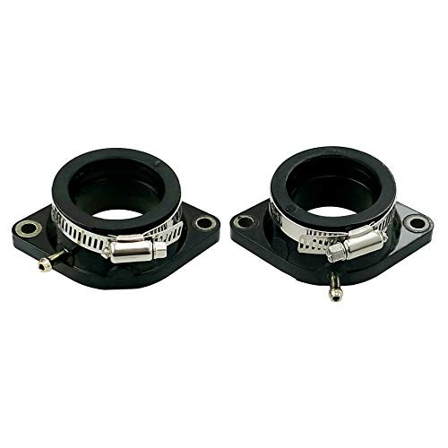 Tavaski Carburetor Intake Manifold Boots for Yamaha Yamaha XVS1100 VStar 1999-2009 Replace 5EL-13596-00-00 5EL-13586-00-00