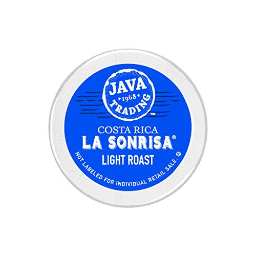 Java Trading Costa Rica La Sonrisa Single Serve Cups, 100% Arabica Coffee, 10Count