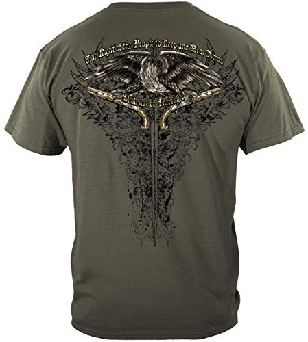 Erazor Bits 2nd Amendment Shirt - Patriotic Tshirt - America Shirt - 2nd Ammendment Shirts for Men -XL-