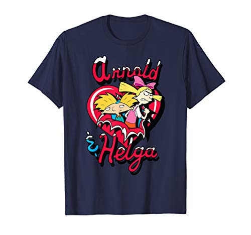 Hey Arnold - Arnold and Helga Broken Heart T-Shirt