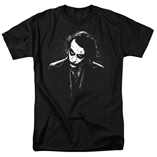 Popfunk The Dark Knight Heath Ledger Dark Joker T Shirts  and  Stickers -Large- Black