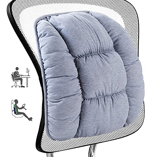 Big Hippo Lumbar Pillow Pain Relief Back Support Cushion - Lumbar Support Pillow for Car Seat Office Chair