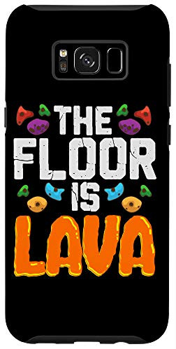 Galaxy S8 plus The Floor Is Lava Climber Bouldering Funny Rock Climbing Case