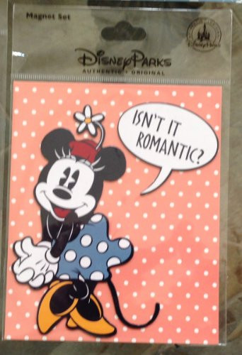 Disney Park Minnie Mouse Quote Magnet Set NEW