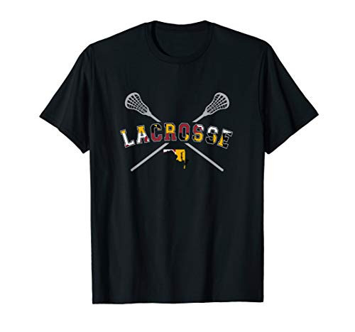 Maryland Flag Lacrosse Boys Hoodie Mens College LAX Stick T-Shirt Maryland Flag Lacrosse Boys Hoodie Mens College LAX Stick T-Shirt
