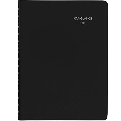 2022 Weekly Appointment Book  and  Planner by AT-A-GLANCE 8" x 11" Large DayMinder Black -G52000-