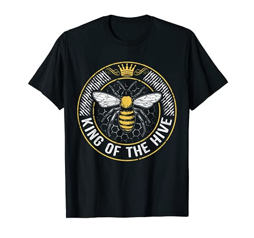 King Of The Hive Beekeeper Bee Lover Honey T-Shirt