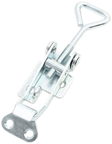 Uxcell 113mmx41mm Metal Rectangle Drawer Door Flush Pull Handle, Silver Tone