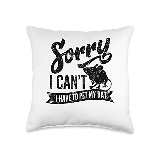 Pet Rat Gift Apparel Pet My Rat Funny Vintage Mouse or Rodent Gift Throw Pillow 16x16 Multicolor Pet Rat Gift Apparel Pet My Rat Funny Vintage Mouse or Rodent Gift Throw Pillow 16x16 Multicolor