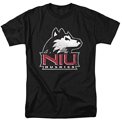 Northern Illinois University Official Distressed Primary Unisex Adult T ShirtBlack Medium Northern Illinois University Official Distressed Primary Unisex Adult T ShirtBlack Medium